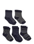 Sock W. Pattern Sukat Grey Minymo