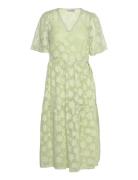 Caisa Wrap Dress Polvipituinen Mekko Green A-View