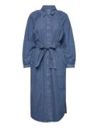 Denim Dress Polvipituinen Mekko Blue Esprit Collection