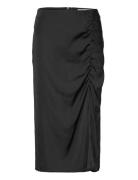 Skirt Polvipituinen Hame Black Sofie Schnoor