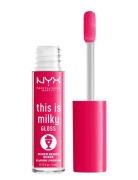 This Is Milky Gloss Huulikiilto Meikki Pink NYX Professional Makeup