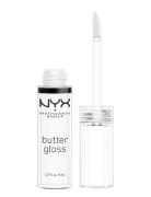 Butter Gloss Sugar Glass Huulikiilto Meikki Nude NYX Professional Make...
