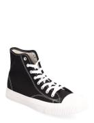 Biajeppe Sneaker High Canvas Korkeavartiset Tennarit Black Bianco