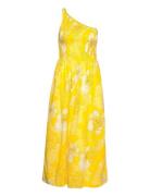 Khalani Midi Dress Polvipituinen Mekko Yellow Faithfull The Brand