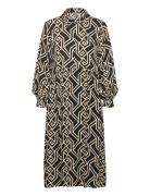Cumalton Long Dress Polvipituinen Mekko Black Culture