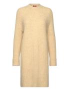 Dresses Flat Knitted Polvipituinen Mekko Beige Esprit Casual