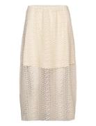 Dionamd Skirt Polvipituinen Hame Beige Modström