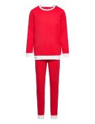 Pajama Christmas Santa Gingerb Pyjamasetti Pyjama Red Lindex