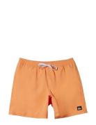 Everyday Solid Volley Yth 14 Uimashortsit Orange Quiksilver