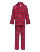 Pajama Flannel Yd Check Pyjamasetti Pyjama Red Lindex