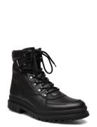 Tyler Leather Desert Boot Nyörisaappaat Black Les Deux