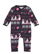 Best Friends Christmas Pyjamas Kids Pyjama Sie Jumpsuit Haalari Multi/...