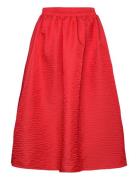 Vimabelle Hw Midi Volume Skirt Polvipituinen Hame Red Vila