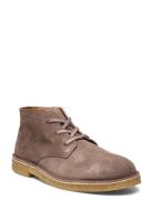 Slhricco Suede Chukka Boot Nyörisaappaat Brown Selected Homme