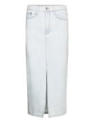 Niki - Soft Bleached Denim Polvipituinen Hame Blue Day Birger Et Mikke...