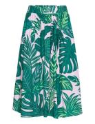 Ellall Midi Skirt Polvipituinen Hame Green Lollys Laundry