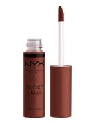 Butter Lip Gloss Huulikiilto Meikki Brown NYX Professional Makeup