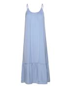 Recycle Polyester Dress Polvipituinen Mekko Blue Rosemunde