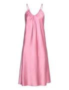 Dress Augusta Polvipituinen Mekko Pink Lindex