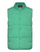 Quilted Vest Toppaliivi Green Tom Tailor