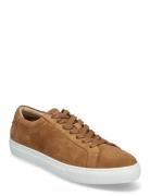 Theodor Suede Sneaker Matalavartiset Sneakerit Tennarit Brown Les Deux