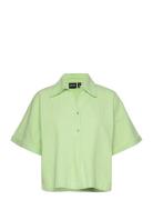 Pckiana Ss Shirt Bc Rantavaatteet Green Pieces