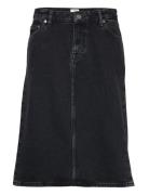 Denim Midi Skirt Polvipituinen Hame Black Filippa K