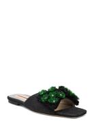 Mella Denim Matalapohjaiset Sandaalit Black Custommade