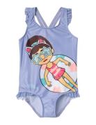 Nmfmedina Gabby Swimsuit Bfu Uimapuku Uima-asut Blue Name It