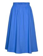 Fqmalay-Skirt Polvipituinen Hame Blue FREE/QUENT