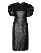 Blair Sequin Dress Polvipituinen Mekko Black Malina