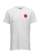Japanese Sun T-Shirt - White Designers T-shirts Short-sleeved White Ed...