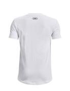 Ua B Sportstyle Logo Ss Sport T-shirts Short-sleeved White Under Armou...