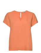 Brizaiw Rindaiw Top Tops Blouses Short-sleeved Orange InWear