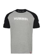Hmllegacy Blocked T-Shirt Sport T-shirts Short-sleeved Grey Hummel