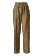 Relaxed Pants In Soft Corduroy Bottoms Trousers Straight Leg Green Cos...