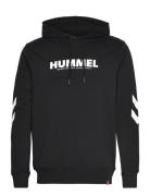 Hmllegacy Logo Hoodie Sport Sweat-shirts & Hoodies Hoodies Black Humme...
