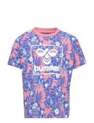 Hmlflower T-Shirt S/S Sport T-shirts Short-sleeved Multi/patterned Hum...