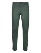 Daniel Twill Chinos Bottoms Trousers Chinos Green Kronstadt