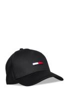 Tju Flag Cap Accessories Headwear Caps Black Tommy Hilfiger