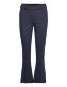 Emily Kick Flare Chinos Bottoms Trousers Flared Blue Marville Road
