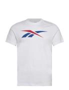 Gs Vector Tee Sport T-shirts Short-sleeved White Reebok Performance