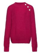 Sgkiki Knit Pullover Tops Knitwear Pullovers Pink Soft Gallery