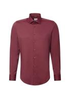 New Kent Tops Shirts Business Burgundy Seidensticker