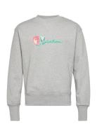 Flower Logo Sweatshirt Tops Sweat-shirts & Hoodies Sweat-shirts Grey S...