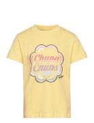 Tnchupa Chups S_S Tee Tops T-shirts Short-sleeved Yellow The New
