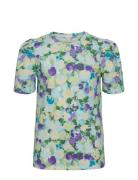 Pkkalani Ss Top Bc Tw Tops T-shirts Short-sleeved Multi/patterned Litt...