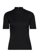 Darisella Tops T-shirts & Tops Short-sleeved Black HUGO