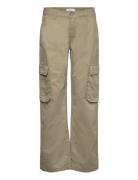 Low Waist Cargo Jeans Bottoms Trousers Cargo Pants Beige Gina Tricot