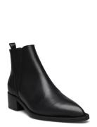 Ashanti Shoes Boots Ankle Boots Ankle Boots Flat Heel Black Pavement